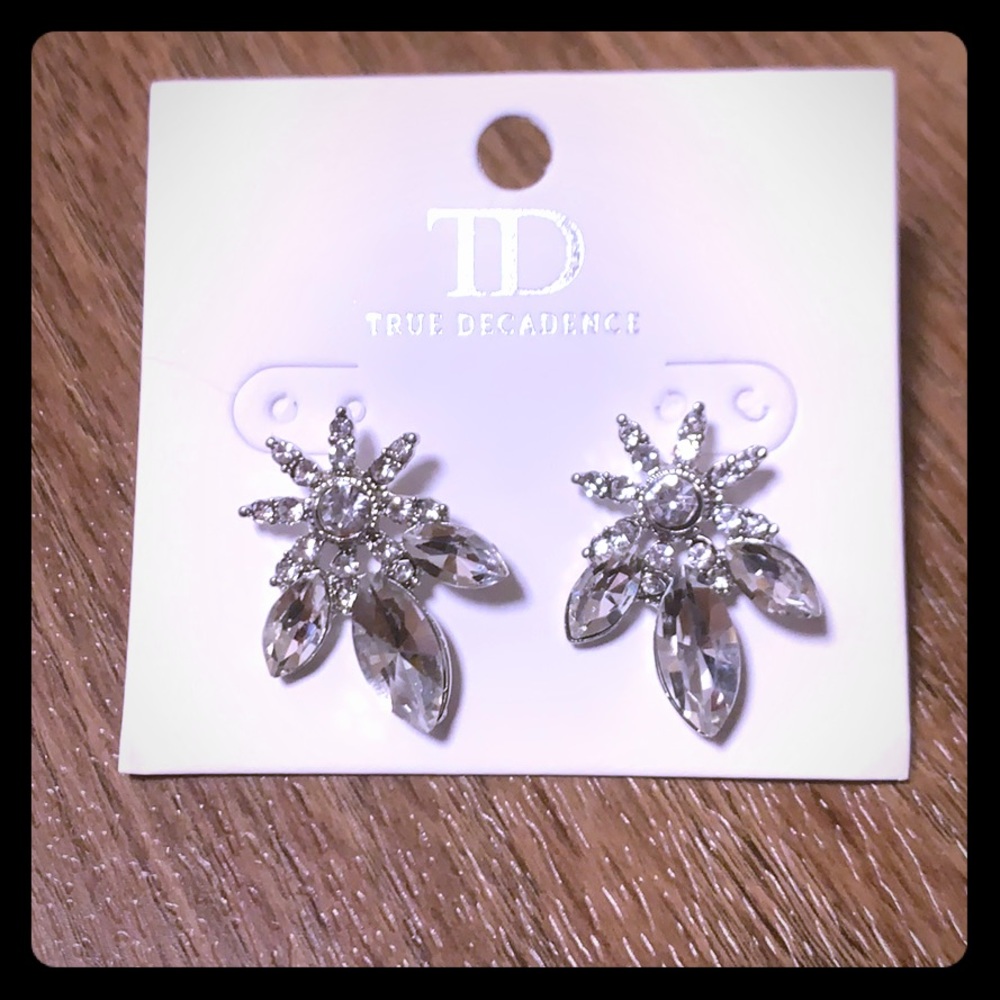 True decadence crystal earrings